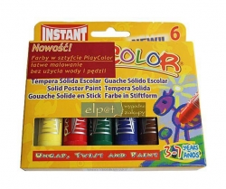 Farby w sztyfcie 6 szt. PLAYCOLOR INSTANT - X00913